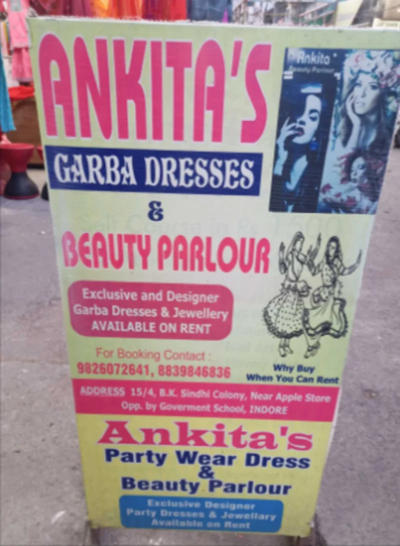 Ankita Beauty parlour logo