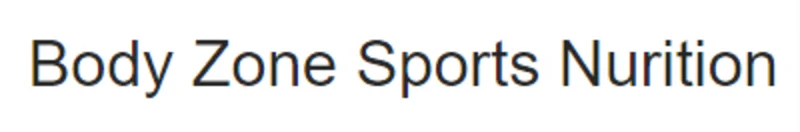 Body Zone Sports Nurition logo