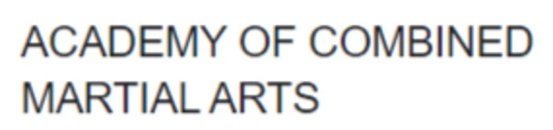 Academy Of Combined Martial Arts logo