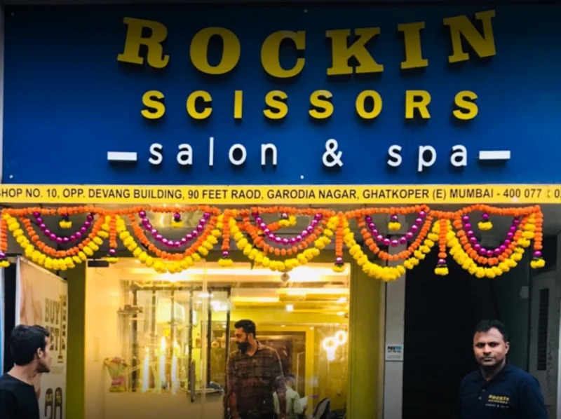 Rockin Scissors Salon & Spa logo