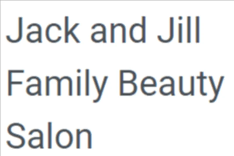 Jack and Jill Family Beauty Salon logo