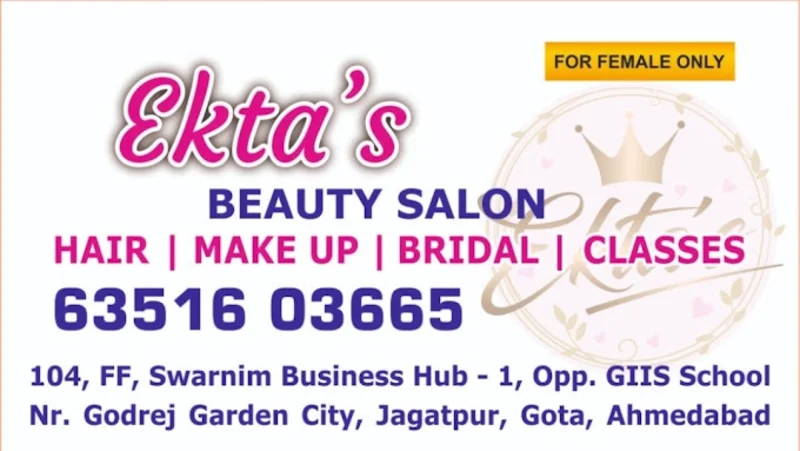Ekta's Beauty Salon N Academy logo