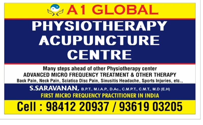 A1 Global Physiotherapy Acupuncture Centre/Egmore logo