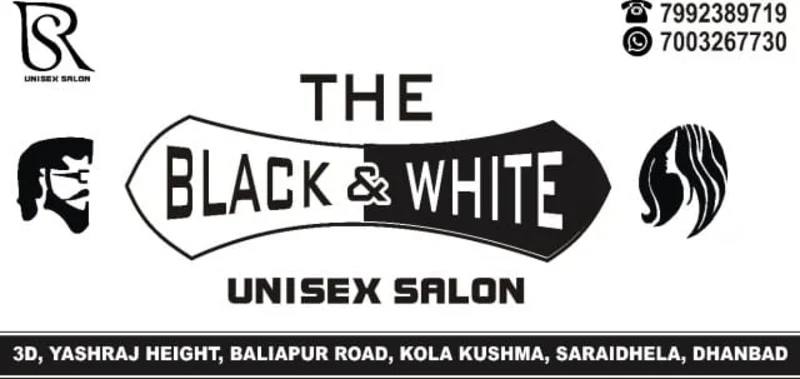 THE Black & White UNISEX SALON logo