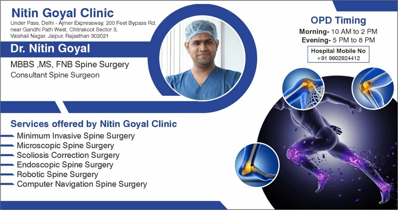 Dr. Nitin Goyal - spine surgeon in Jaipur, micro spine doctor in Jaipur, slip disk in Jaipur, best spine surgeon logo