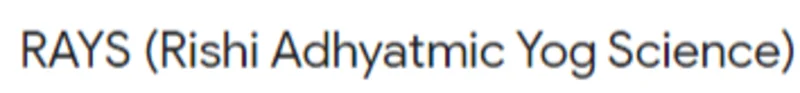 RAYS - Rishi Adhyatmic Yog Science logo