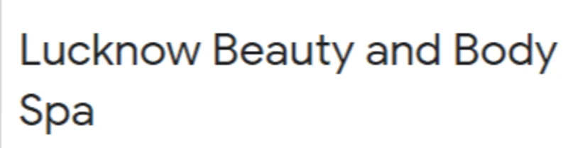 Lucknow Beauty and Body Spa logo