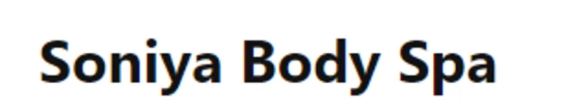 Soniya Body Spa logo