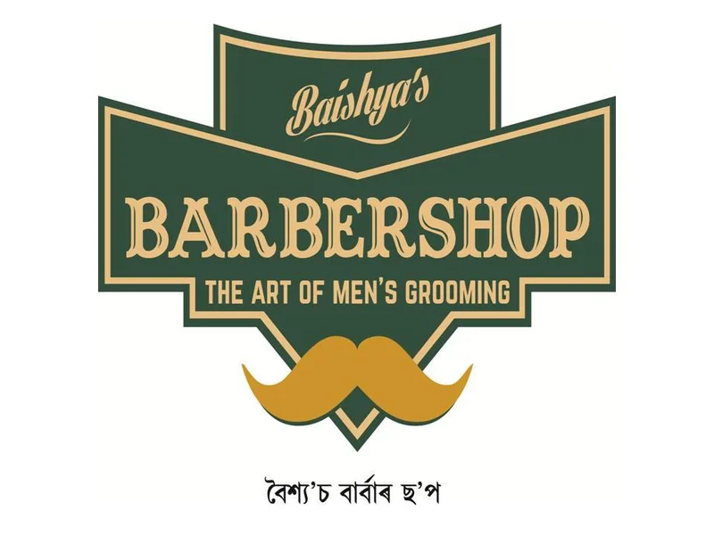 Baishya's Barbershop logo