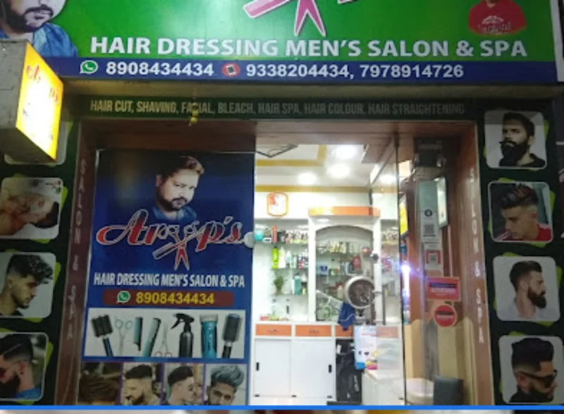 Aroop's Men's Salon and Spa logo