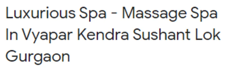 Luxurious Spa Massage Spa logo