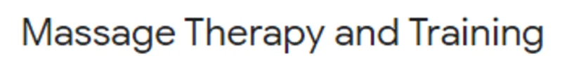 Massage Therapy and Training logo