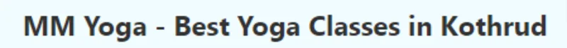 MM Yoga logo