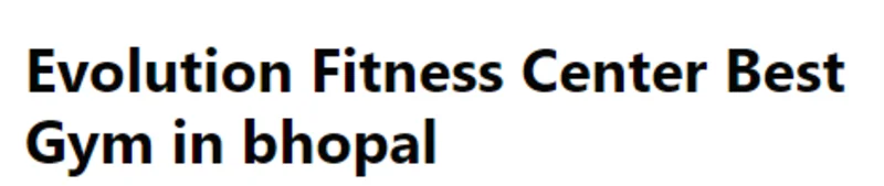 Evolution Fitness Center logo