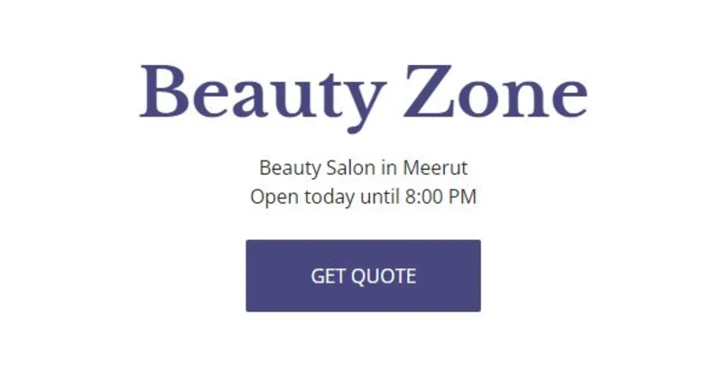 Beauty zone logo