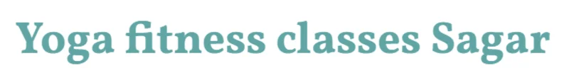 Yoga Fitness Classes In Sagar logo