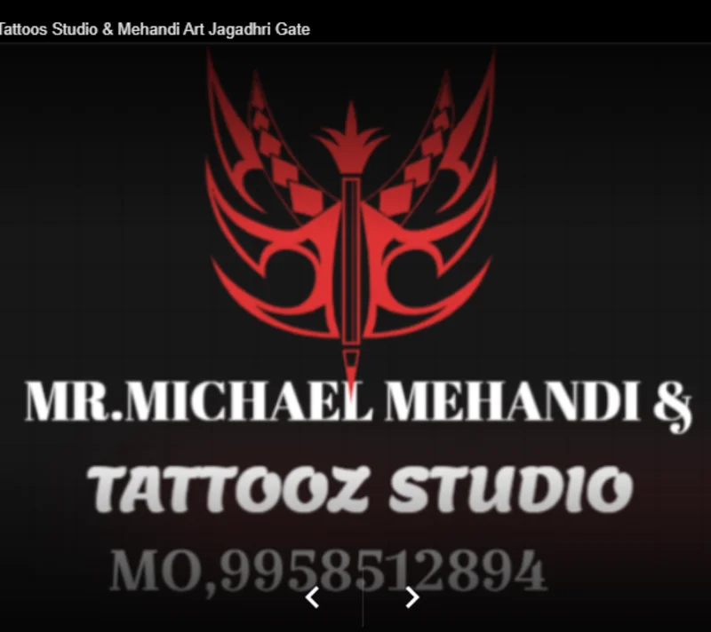 Michael Tattoos Studio And Mehandi Art In Ambala logo