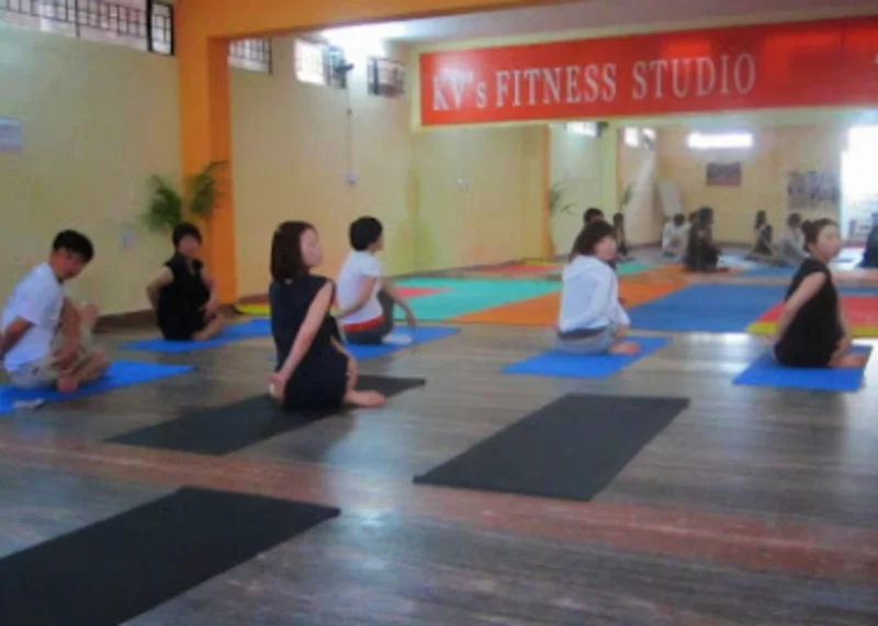 Kv's fitness studio logo