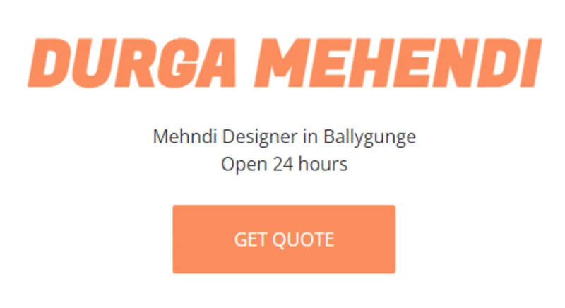 Durga Mehendi IN Kolkata logo