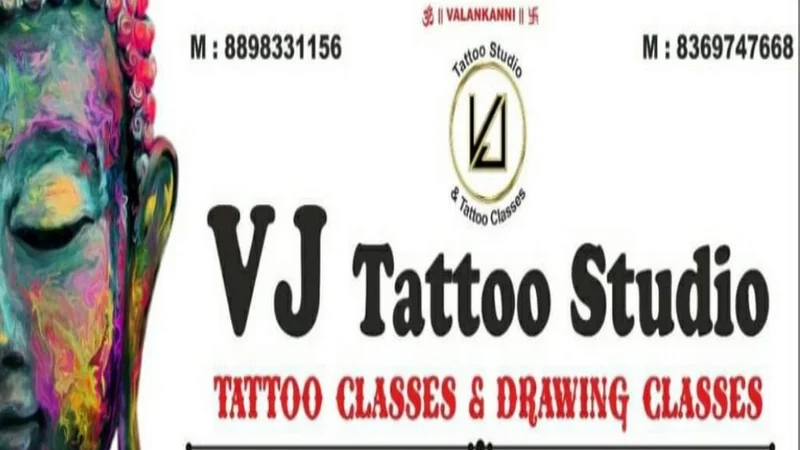 VJ Tattoo Studio logo