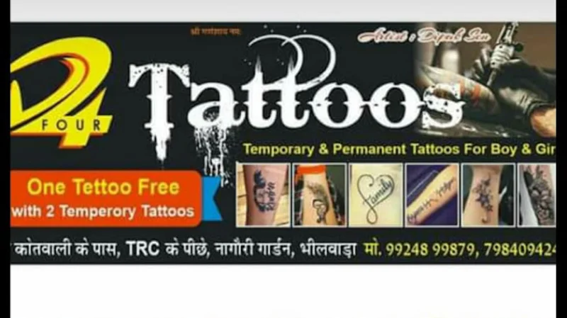 D4 Tattoo Studio And Salon logo