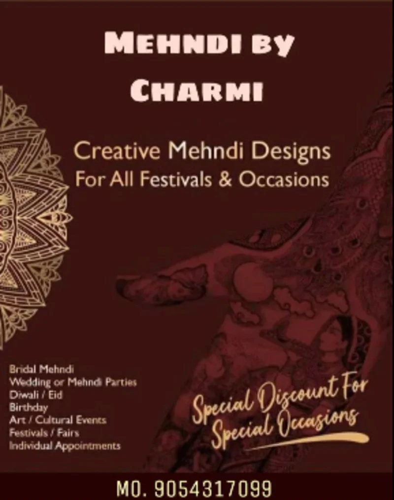 Charmi Mehndi Art logo