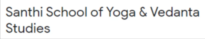 Santhi School Of Yoga and Vedanta Studies logo